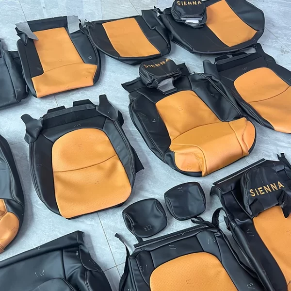 Applicable to Toyotaa Siennaa Full Car Covered Seat Leather Covers for 7-seater and 8-seater Seat Leather Covers - Image 4