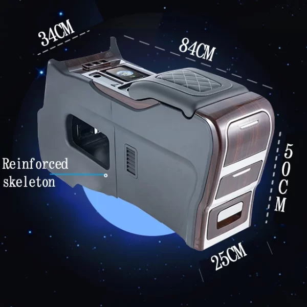 Armrest Box Interior Modification Wireless Charging Siennaa Refrigerator Armrest Box Central Control Armrest of Siennaa - Image 3
