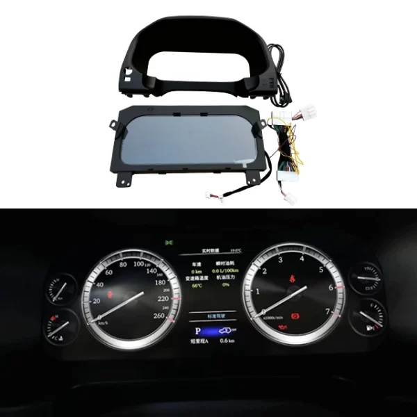 Toyotaa Dominant Prado LCD Instrument Panel Dominant Key Assembly Refit Special Multifunctional Full LCD Instrument Assembly - Image 2