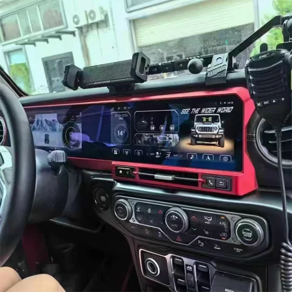For Jeepp  LCDinstrument Panel Android Navigation 24.6-inch Dual Screen Interactive Central Control Interior Screen Refit - Image 5
