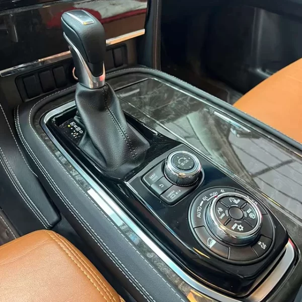 Patrol Y62 Interior Upgrade 2022 Peach Wood Steering Wheel Knob Central Control Interior Old to New Amanda Texture Interior - Image 5
