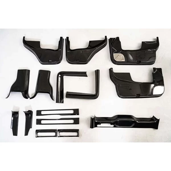 Car Interior Decorative Panel Four Door B-pillar Trunk Carbon Fiber Trim for Benzz G-Class W464W463 Interior Carbon Fiber Veneer - Image 2