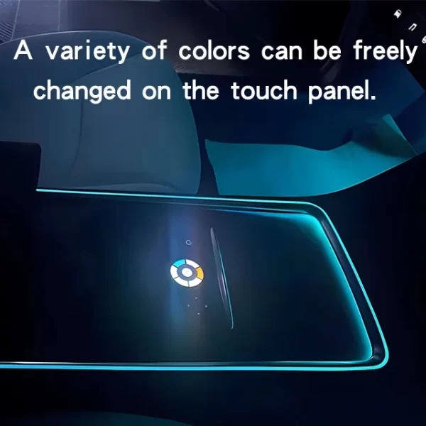 Radium Engraving 128 Color Interior Upgrade Led Ambient Light for tesla Model 3 / Model Y - Image 4