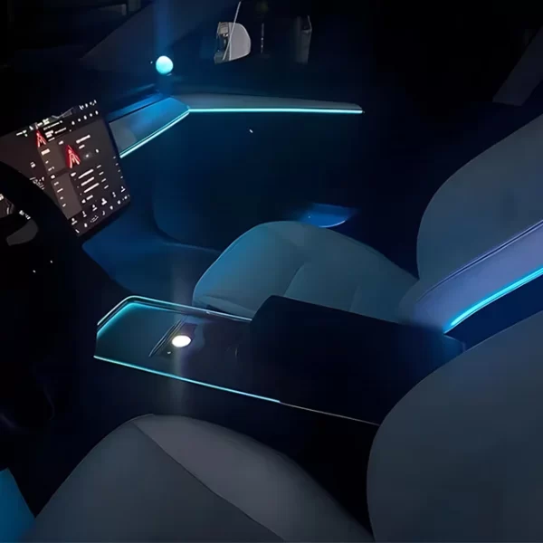 Radium Engraving 128 Color Interior Upgrade Led Ambient Light for tesla Model 3 / Model Y - Image 5