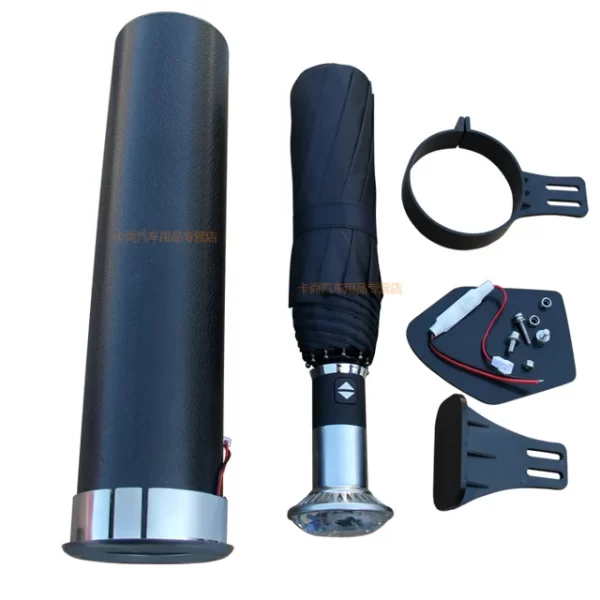Umbrella for Commercial Vehicle Refitting Multifunctional Umbrella With LED Light