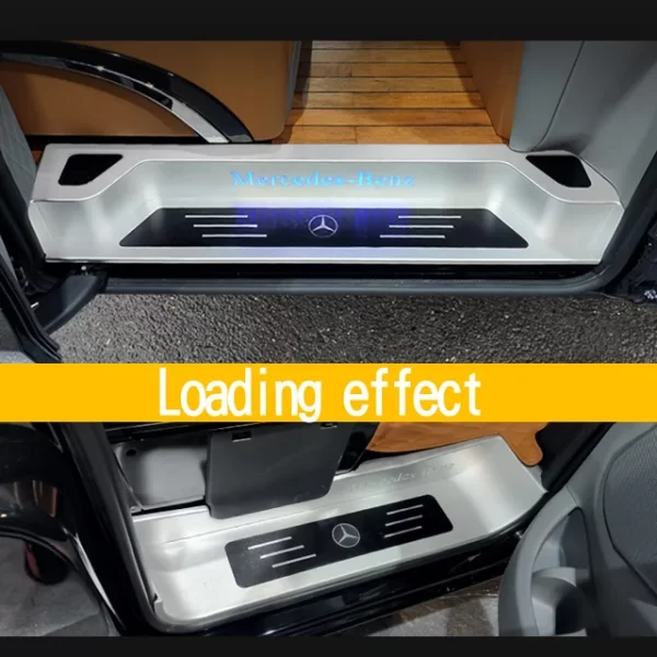 Aluminium Alloy Welcome Pedal Threshold  with LED Light  for VITO BUS V250 V260  W447 V-CLASS - Image 2