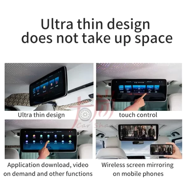 Car Mounted TV, Ceiling Mounted Entertainment TV, Touch Screen Voice Control TV for  Benzz G-Class W464 High-definition TV Refit - Image 4