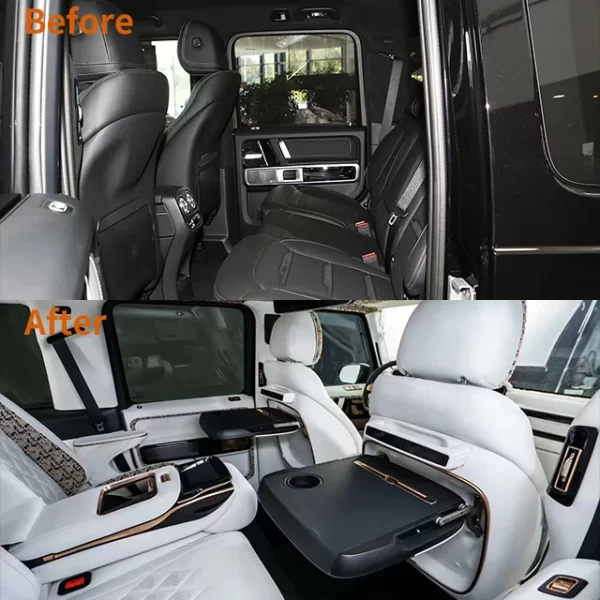 Multi Functional Folding Table Board, Seat Backrest, Table Board Suitable for Benzz G-Class W464 W463 Interior Table Board Refit - Image 5