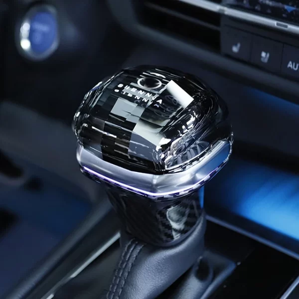 SIENNAa  Crystal Shift Handle Upgrade Siennaa Interior Modification Accessories Crystal Shift Handle Colorful Atmosphere Lamp - Image 3