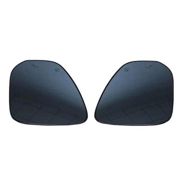 Siennaa Large Field of Vision Blue Mirror Reversing Mirror Reflective Reversing Mirror Anti Glare Blind Spot Detection Heating