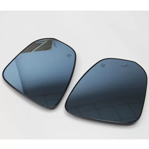 Siennaa Large Field of Vision Blue Mirror Reversing Mirror Reflective Reversing Mirror Anti Glare Blind Spot Detection Heating - Image 4