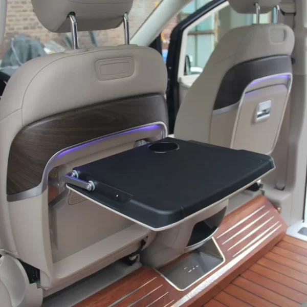 Car Folding Table Wireless Charging Cup Holder Folding Table VITO BUS V250 V260  W447  V-CLASS - Image 5
