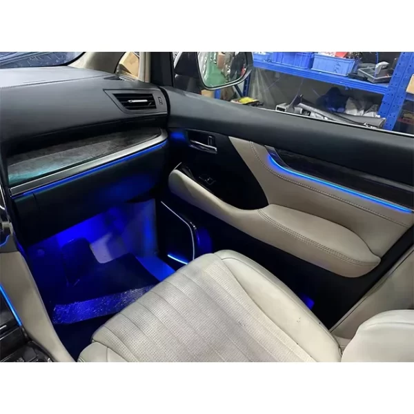 Suitable for 20 Series 08 Alphard Upgrade 18  Body Kit, Front Lip, Back Lip Side Skirt Interior Instrument Panel Screen Upgrade - Image 3