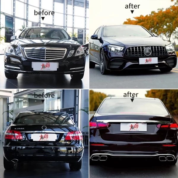 Applicable to Benzz E-Class W212 Upgrade W213 AMG  Body Surround Kit Front and Rear Bumper Headlight Assembly Modification - Image 5