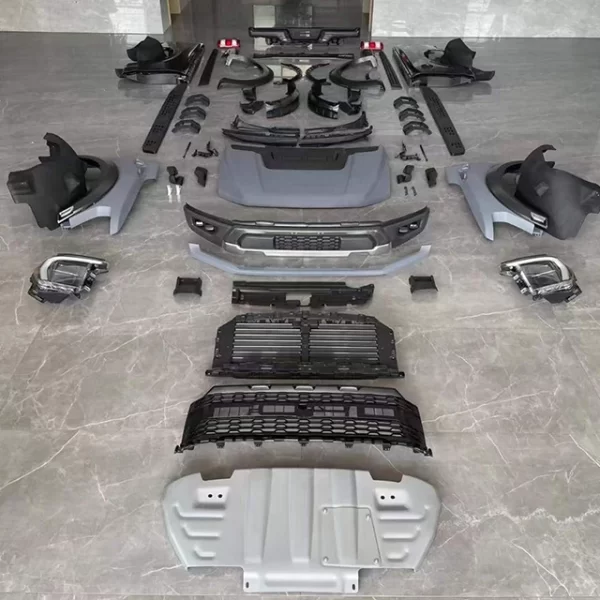 Applicable for  15-20 Fordd F150 Old to New Upgraded 21 Raptor Kit Headlight Grille, Front and Rear Bumper Body Kit Modification - Image 2