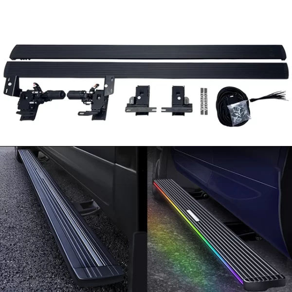 New Siennaa Pedal Intelligent Automatic Telescopic Welcome Pedal Refitted with Colorful Streamer Electric Pedal - Image 2