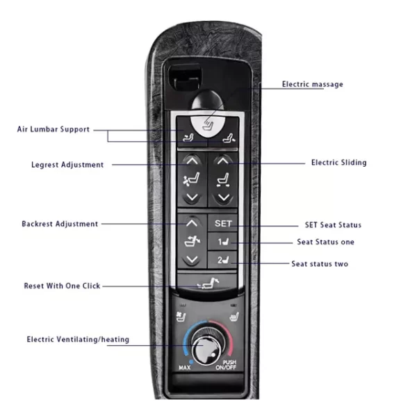 Modification of Aviation Seat, Electric Seat and Business Vehicle VITO V250 V260 W447 Alphard Vellfire Siennaa - Image 4