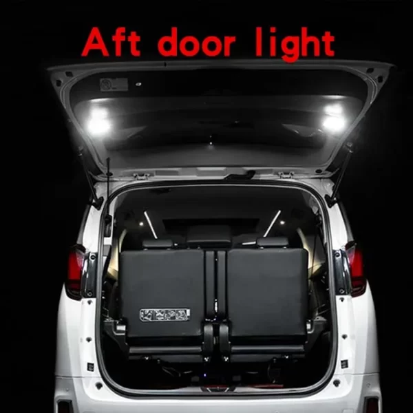 Alphard Vellfire Trunk LED Lamp Tail Door Headlamp Retrofit and Upgrade, Tail Door Lamp Car Interior Lamp - Image 2