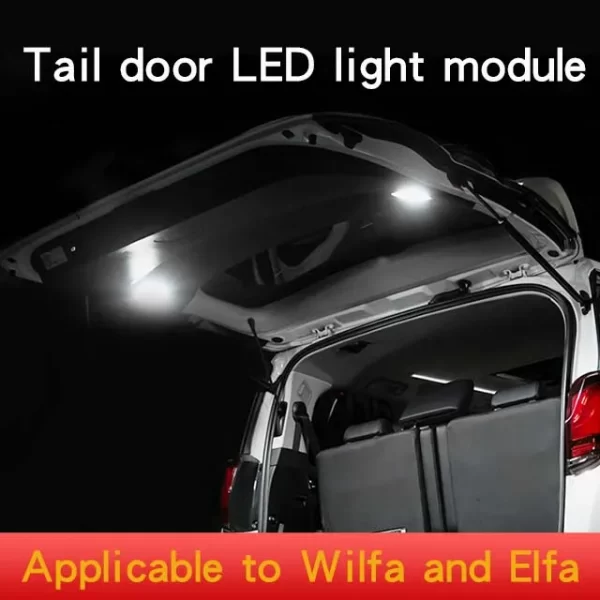 Alphard Vellfire Trunk LED Lamp Tail Door Headlamp Retrofit and Upgrade, Tail Door Lamp Car Interior Lamp - Image 3