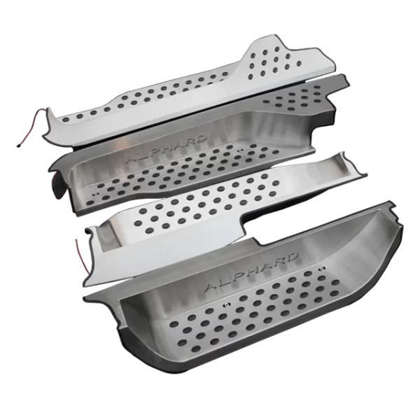 Alphard Vellfire Door Welcome Pedal Threshold Strip LED Light Replacement Welcome Pedal for Alphard Velfire 20 Series 30 Series