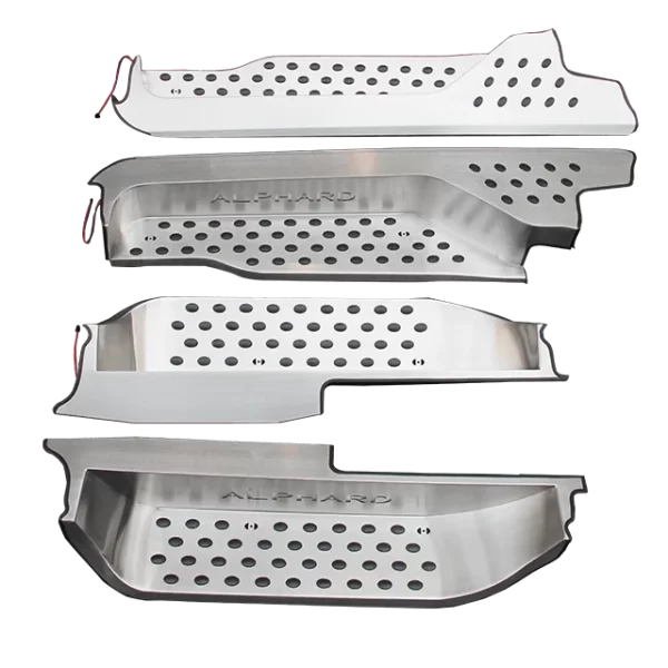 Alphard Vellfire Door Welcome Pedal Threshold Strip LED Light Replacement Welcome Pedal for Alphard Velfire 20 Series 30 Series - Image 2