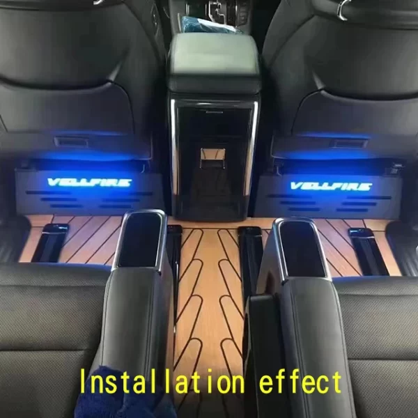 Foot Rest with LED Lamp Air Conditioning Vent Trim Cover Alphard Vellfire Lexus LM Retrofit Accessories - Image 3