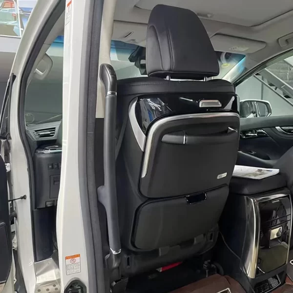 Alphard Vellfire Backboard Folding Table 2015-2023 30 Series Strap Radio Foot Rest Atmosphere Light Time Display Small Table - Image 5