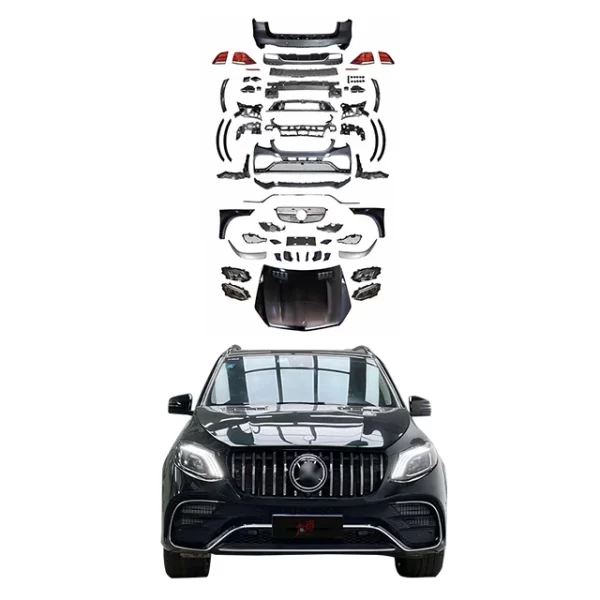 Applicable to Benzz ML X166  Upgrade AMG Body Kit Cutting Free Modification Headlight Tail Light Modification Interior Refit