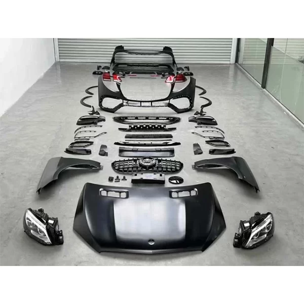 Applicable to Benzz ML X166  Upgrade AMG Body Kit Cutting Free Modification Headlight Tail Light Modification Interior Refit - Image 3