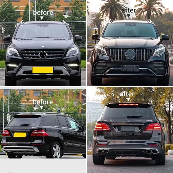 Applicable to Benzz ML X166  Upgrade AMG Body Kit Cutting Free Modification Headlight Tail Light Modification Interior Refit - Image 4