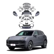 Suitable for Cayennee 11-19 Old to New Turboo 24 Surround Front and Rear Bumper Headlights, Wheel Hub Appearance Modification