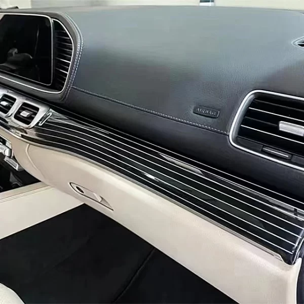 New Design GLS GLE Upgrade to Maybach Interior Kit Interior Mahogany Strip GLS Upgraded Maybach Style Mahogany - Image 3