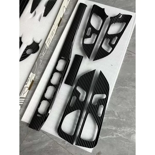 New Design GLS GLE Upgrade to Maybach Interior Kit Interior Mahogany Strip GLS Upgraded Maybach Style Mahogany - Image 4