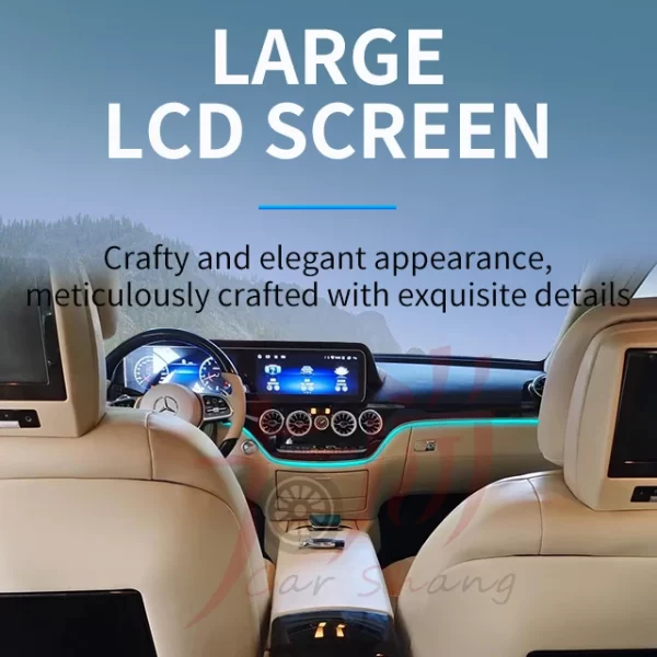Benzz S-Class W221 W222 Full LCD Dual Connected Panoramic Large Screen Navigation Large Screen Retrofit New Center  Console - Image 2