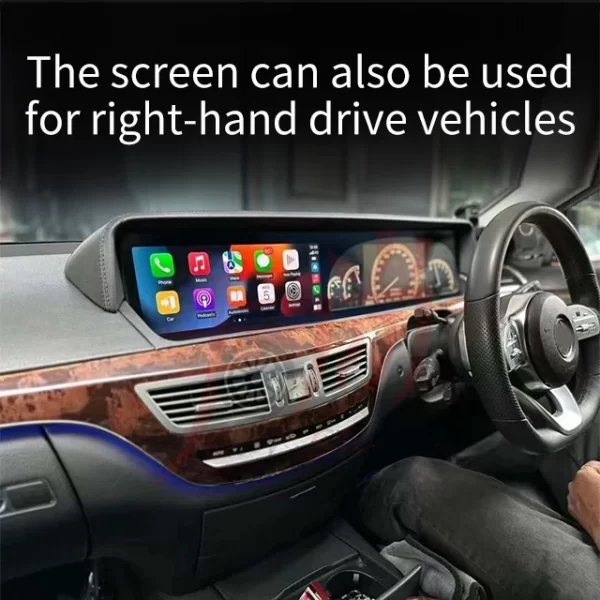 Benzz S-Class W221 W222 Full LCD Dual Connected Panoramic Large Screen Navigation Large Screen Retrofit New Center  Console - Image 4