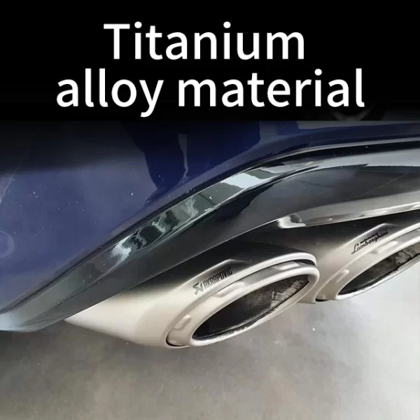 Applicable to Lamborghinii Urus 1:1 Akrapovicc Exhaust, Modified with Titanium Alloy Material Exhaust Scorpio Exhaust Refit - Image 3