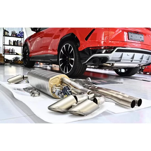 Applicable to Lamborghinii Urus 1:1 Akrapovicc Exhaust, Modified with Titanium Alloy Material Exhaust Scorpio Exhaust Refit - Image 5