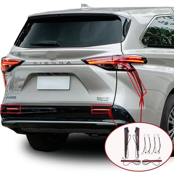 Applicable to SIENNAa Rear bar Lamp LED Water Turn signal Rear Tail Lamp Side Lamp SIENNAa Modification and Upgrading - Image 2