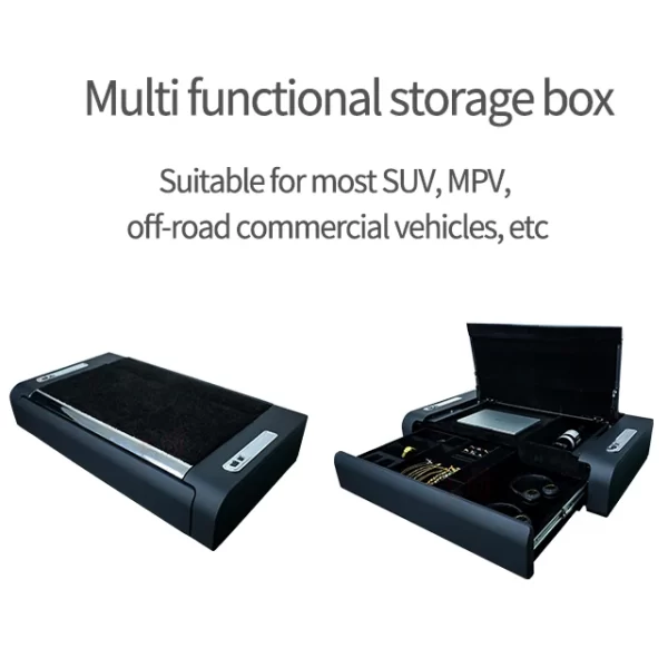 Applicable to  SUV MPV Off-road Business Vehicle Trunk Storage Box Multifunctional Electric Storage Box Modification - Image 2