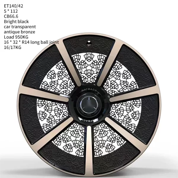 Applicable to Benzz S Class GLS GLE Car Rim Forged Wheels,W223 W222 W221 W447 Vito Wheel Nave Customized Lightweight Wheel Nave - Image 2