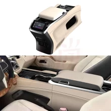 Applicable to HIACE  Armrest Box Central Storage Box With Wireless Charging Touch Screen Armrest Box Modification