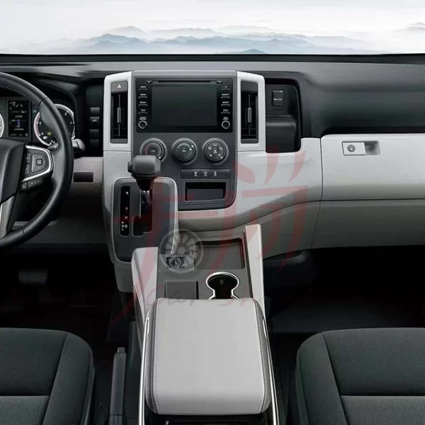 Applicable to HIACE  Armrest Box Central Storage Box With Wireless Charging Touch Screen Armrest Box Modification - Image 4