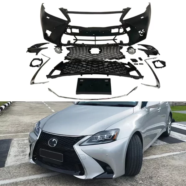 Lexus 06-12 IS250/300 Modified Large Surround Headlights, Tail Lights, Old Models Changed to New Front and Rear Bars Old to New - Image 2