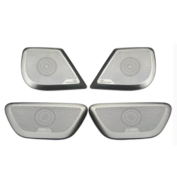 Horn Cover Stainless Steel Stereo Speaker Audio Ring Cover Sound Frame Decoration Trim for  Vito V250 V260 W447  METRIS