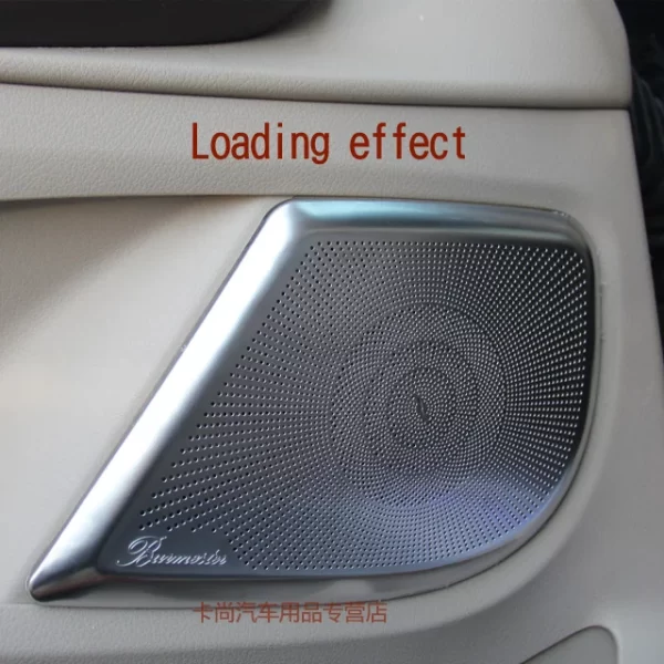 Horn Cover Stainless Steel Stereo Speaker Audio Ring Cover Sound Frame Decoration Trim for  Vito V250 V260 W447  METRIS - Image 4