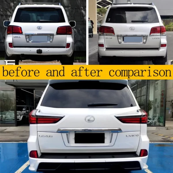 LX570 Old to New Appearance  Interior Upgrading and Refitting Lexus LX570 Old to New TRDd  Front&Rear Bumper  Head Light - Image 3