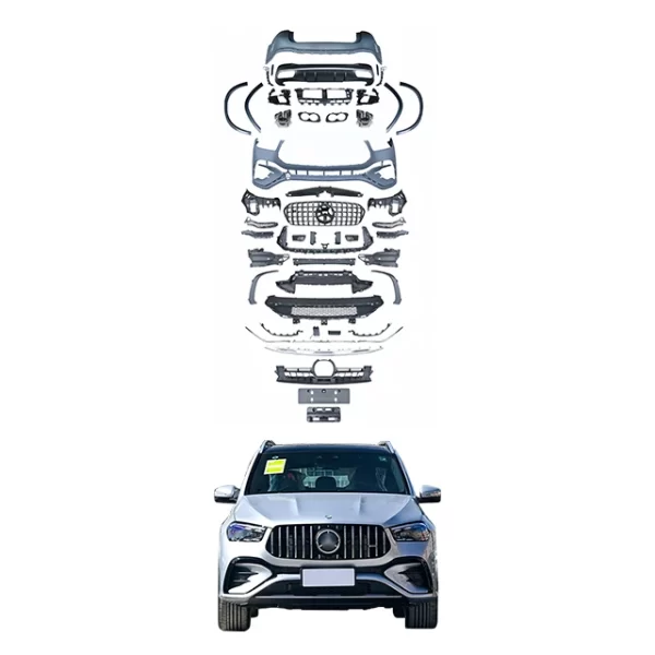 Applicable to  Benzz GLEW167 Early Stage to Later Stage GLE53 AMG Surround Headlights, Taillights, Old to New Body Kit Refit