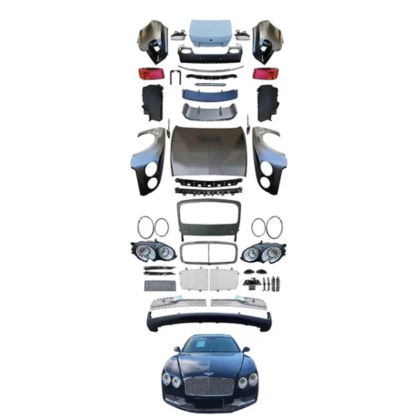 Applicable to Bentleyy Flying Spur  12 Upgraded 16 Models Body Kit Front and Rear Lip Middle Net Headlight Body Kit