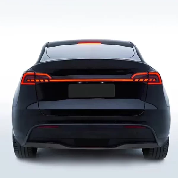 Suitable for Teslaa Model Y/3 Through Type Tail Light Smoked Black Lampshade Replacement LED Tail Light Accessory Modification - Image 2