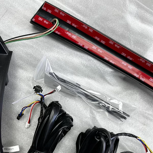 Suitable for Teslaa Model Y/3 Through Type Tail Light Smoked Black Lampshade Replacement LED Tail Light Accessory Modification - Image 5